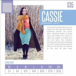 LuLaRoe Skirts - Lularoe Cassie floral skirt LuLaRoe Skirts - Lularoe Cassie floral skirt